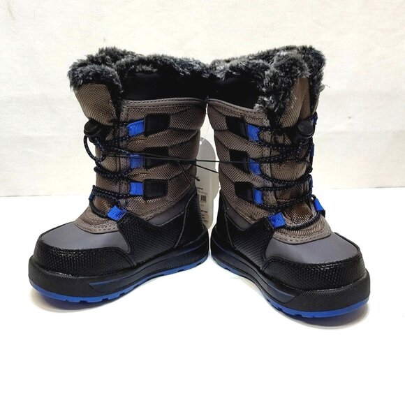 Wonder Nation Toddler Kids Mid-Calf Bungee Winter Boots -20°F Temp Rated Size 6 - Picture 1 of 10